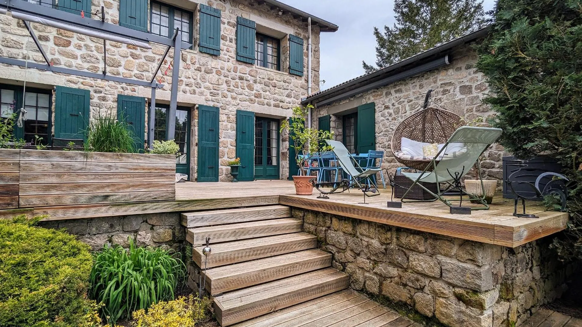 Ferme Avec Piscine Couverte Sur Grand Domaine - Fr-1-582-515 Saint-Romain-Lachalm France